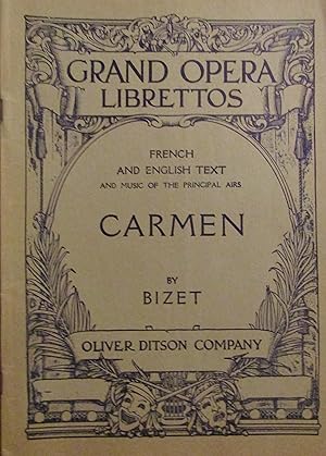 Metropolitan Opera House Grand Opera Libretto: Carmen