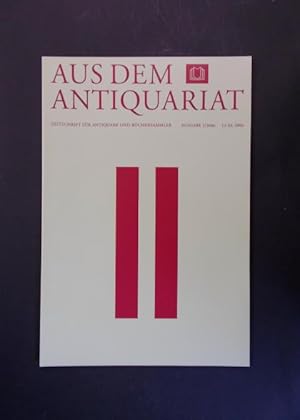 Seller image for Aus dem Antiquariat 2 - 2006 for sale by Antiquariat Strter