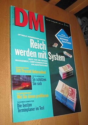 Bild des Verkufers fr DM - Das private Wirtschaftsmagazin Januar 1993 zum Verkauf von Dipl.-Inform. Gerd Suelmann