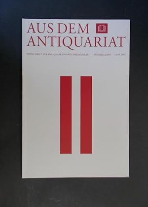 Seller image for Aus dem Antiquariat 2 - 2007 for sale by Antiquariat Strter