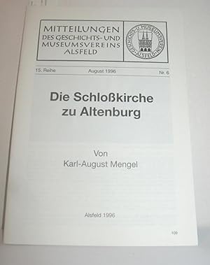 Bild des Verkufers fr Die Schlokirche zu Altenburg zum Verkauf von Antiquariat Zinnober