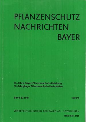 Pflanzenschutz Nachrichten Bayer 32 (50.).Jahrgang 1973 Heft 2 und 3