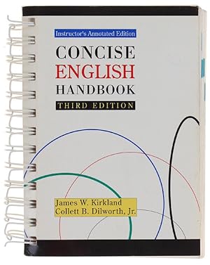 Seller image for CONCISE ENGLISH HANDBOOK. Instructor's annotated edition.: for sale by Bergoglio Libri d'Epoca