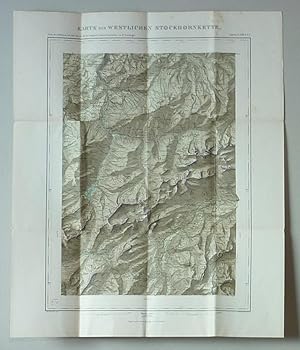 Karte der westlichen Stockhornkette. Nach den Blättern 348, 349, 350, 351, 366 des Siegfried Atla...
