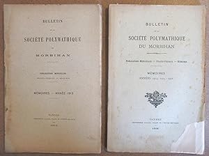 Bulletin de la Société Polymathique du Morbihan : Années 1913 à 1916 (2 vol) : Mémoires : [Incl. ...