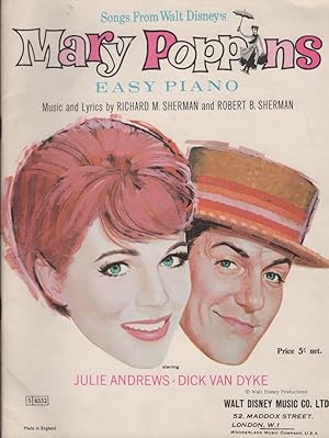 Songs from Walt Disney's Mary Poppins : easy piano.