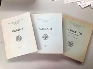 VARIA I - II - III