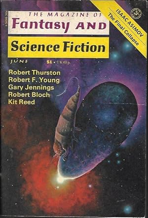 Imagen del vendedor de The Magazine of FANTASY AND SCIENCE FICTION (F&SF): June 1977 a la venta por Books from the Crypt