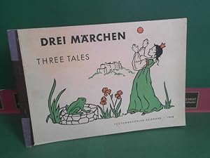 Imagen del vendedor de Three Tales - Drei Mrchen (Der Froschlnig. Rumpelstilzchen. Dornrschen). a la venta por Antiquariat Deinbacher