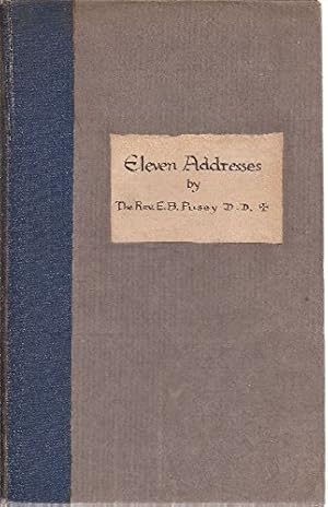 Imagen del vendedor de ELEVEN ADDRESSES DURING A RETREAT OF THE COMPANIONS OF THE LOVE OF JESUS, ENGAGED IN PERPETUAL INTERCESSION FOR THE CONVERSION OF SINNERS. a la venta por WeBuyBooks