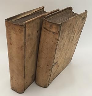 Seller image for Groot schilderboek, waar in de schilderkunst in al haar deelen grondig werd onderweezen, ook door Redeneeringen en Prentverbeeldingen verklaard; met voorbeelden uit de beste Konststukken der oude en nieuwe Puikschilderen bevestigd . [2 Vols., 1740, 1727] for sale by Antiquariaat Clio / cliobook.nl