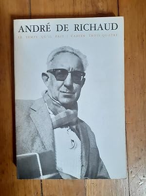 Bild des Verkufers fr ANDRE DE RICHAUD. zum Verkauf von Librairie Sainte-Marie