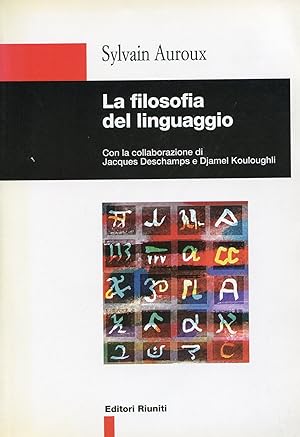 Bild des Verkufers fr La filosofia del linguaggio zum Verkauf von Studio Bibliografico Marini