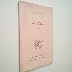 Imagen del vendedor de Once poemas (Primera edicin) a la venta por MAUTALOS LIBRERA