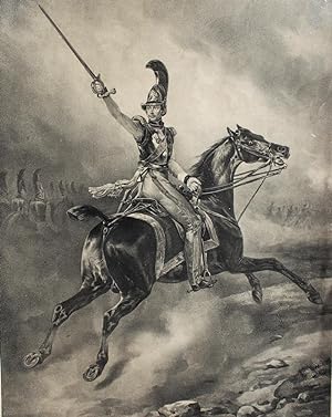 "Prinz Friedrich von Preussen" originale Kreide-Lithographie/chalk lithograph ca./approx.42x31,5c...
