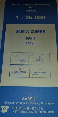 SANTA COMBA 69-III (7-12) 1:25000