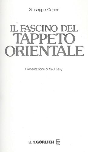 Imagen del vendedor de Il Fascino del tappeto orientale a la venta por Miliardi di Parole