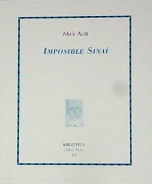 Imagen del vendedor de Imposible Sina. a la venta por Librera y Editorial Renacimiento, S.A.