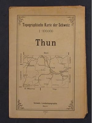 Thun (Topographische Karte der Schweiz) 1 : 100.000.