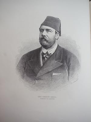 Der Chediw Ismail ViceKonig Von Aegypten Steel Engraving (1878)