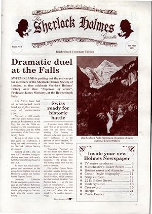 Seller image for The Sherlock Holmes Gazette: Issue No. 1; 4th May, 1991 for sale by Dorley House Books, Inc.