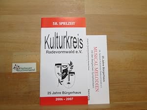 Programmheft Kulturkreis Radevormwald 25 Jahre Bürgerhaus 2006-2007
