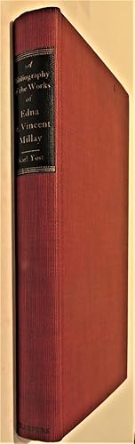 Bild des Verkufers fr A Bibliography of the Works of Edna St. Vincent Millay zum Verkauf von Trilby & Co. Books