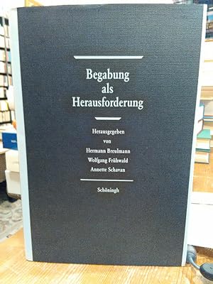 Seller image for Begabung als Herausforderung. for sale by Antiquariat Thomas Nonnenmacher