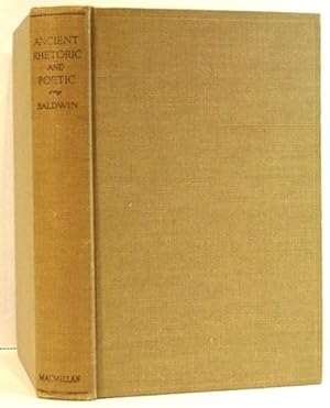 Imagen del vendedor de Ancient Rhetoric and Poetic; Interpreted from Representative Works a la venta por Oddfellow's Fine Books and Collectables