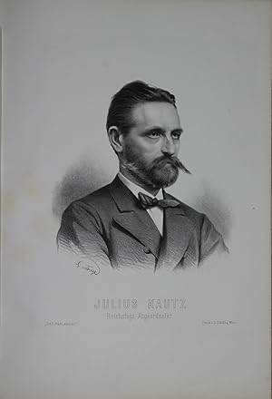 Bild des Verkufers fr Portrait. Brustfigur nach dreiviertelrechts. Lithographie von Dauthage, aus der seltenen Portrtfolge "Das Parlament". zum Verkauf von Antiquariat  Braun