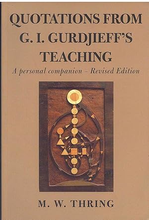 Imagen del vendedor de Quotations from G.I. Gurdjieff's teaching a la venta por Miliardi di Parole