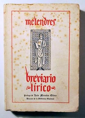 Seller image for BREVIARIO LRICO - Barcelona 1951 - Ilustrado for sale by Llibres del Mirall