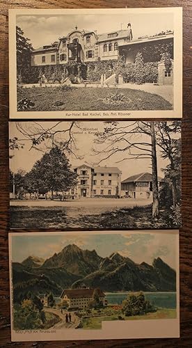 3 Ansichtskarten aus Kochel am See und Umgebung.
