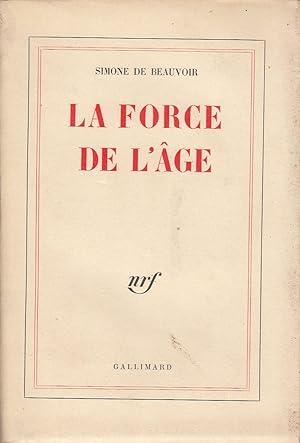 Image du vendeur pour La force de L'age mis en vente par Laboratorio del libro