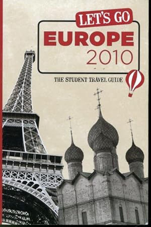 Bild des Verkufers fr Let's Go Europe 2010 - The Student Travel Guide zum Verkauf von Librairie Le Nord