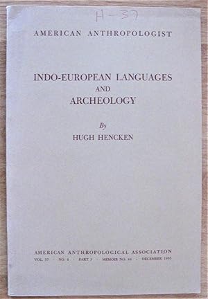 Seller image for Indo-European Languages and Archeology for sale by Ken Jackson