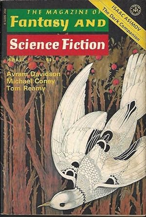 Bild des Verkufers fr The Magazine of FANTASY AND SCIENCE FICTION (F&SF): April, Apr. 1977 zum Verkauf von Books from the Crypt