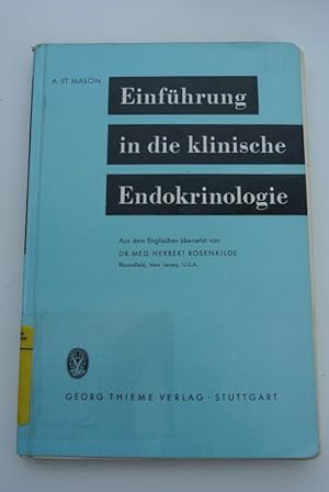 Bild des Verkufers fr Einfhrung in die klinische Endokrinologie. zum Verkauf von Antiquariat Bookfarm