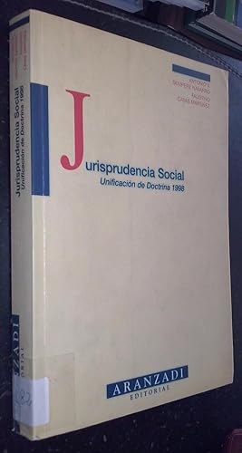 Image du vendeur pour Jurisprudencia social. Unificacin de doctrina 1998 mis en vente par Librera La Candela