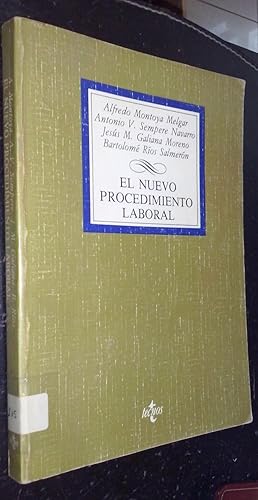 Bild des Verkufers fr El nuevo procedimiento laboral zum Verkauf von Librera La Candela