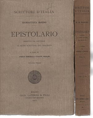 Epistolario. Seguito da lettere di altri scrittori del seicento