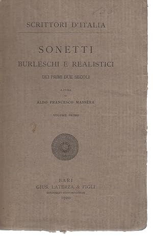 Sonetti burleschi e realistici dei primi due secoli