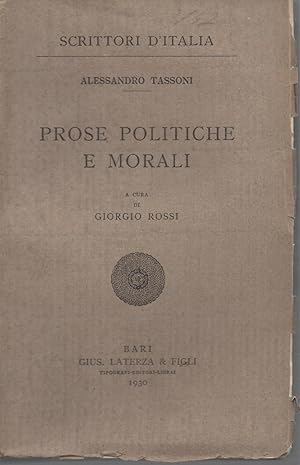 Prose politiche e morali