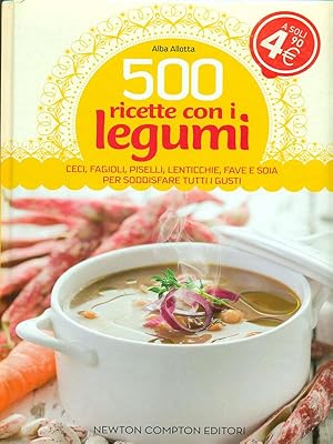 Immagine del venditore per 500 ricette con i legumi venduto da Librodifaccia