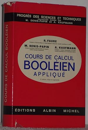 Seller image for Cours de calcul Boolien appliqu for sale by Los libros del Abuelo