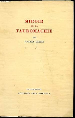 Bild des Verkufers fr Miroir de la Tauromachie zum Verkauf von Le-Livre