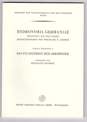 Bild des Verkufers fr Das Flugebiet der Oberweser [Hydronymia Germaniae Reihe A Lieferung 10] zum Verkauf von Versandantiquariat Hsl