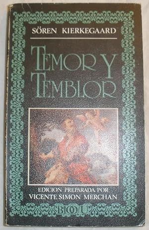 Imagen del vendedor de Temor y temblor. a la venta por Aaromadelibros