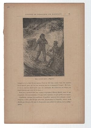 Bild des Verkufers fr Le Chancellor de Jules Verne lamina 21 zum Verkauf von EL BOLETIN