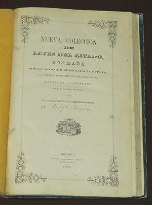 Nueva Colección De Leyes Del Estado Formada Por La Comisión Nombrada Al Efecto, Con Arreglo Al De...